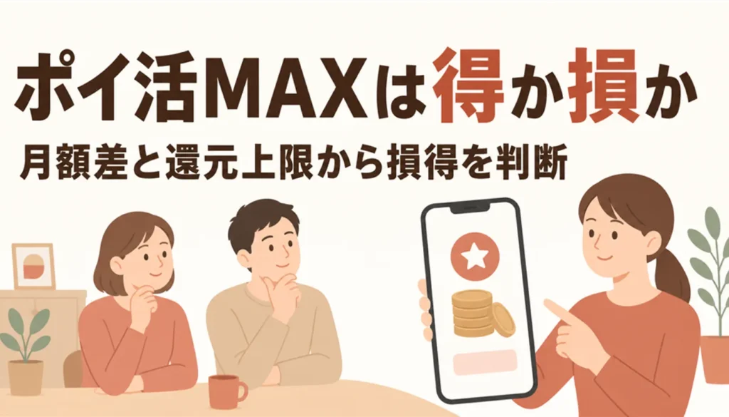 ポイント残高の画面を表示したスマートフォン
