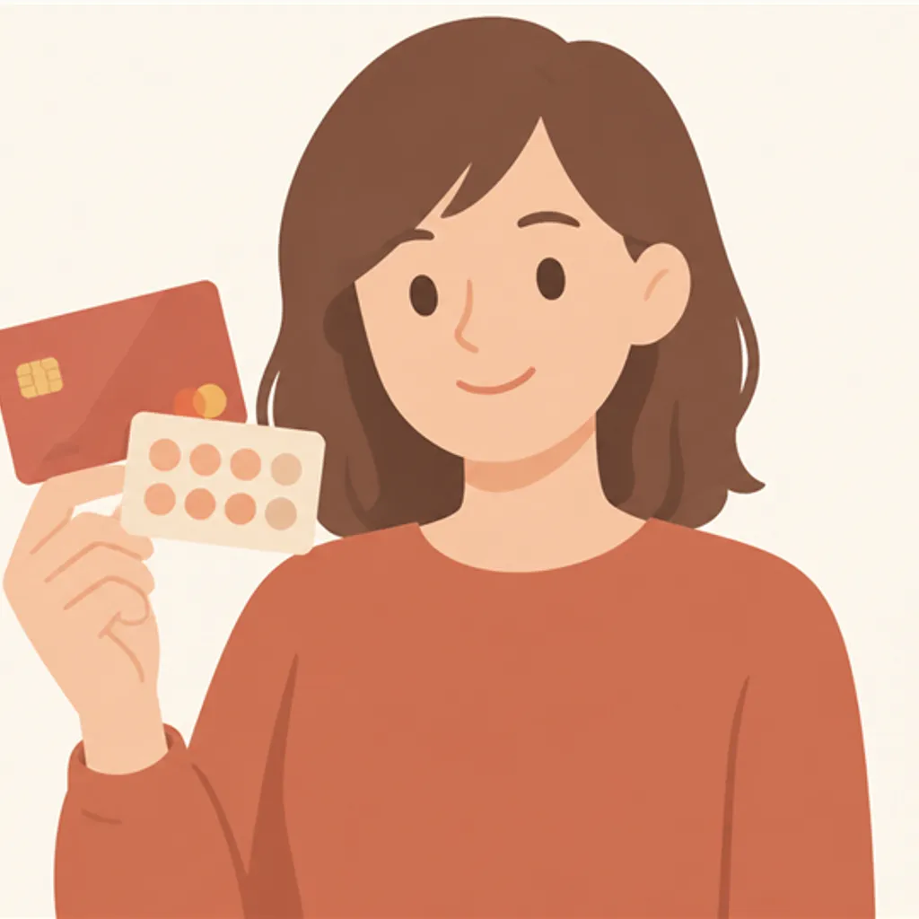 一枚にまとめたクレジットカードとポイントカード