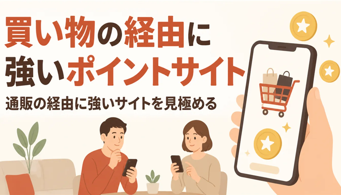 通販カートとポイント還元アイコンが並ぶスマホ画面