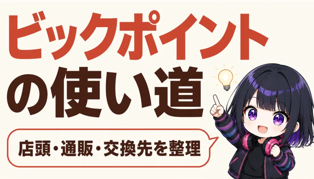 家電量販店のポイントカードとスマホのバーコード画面
