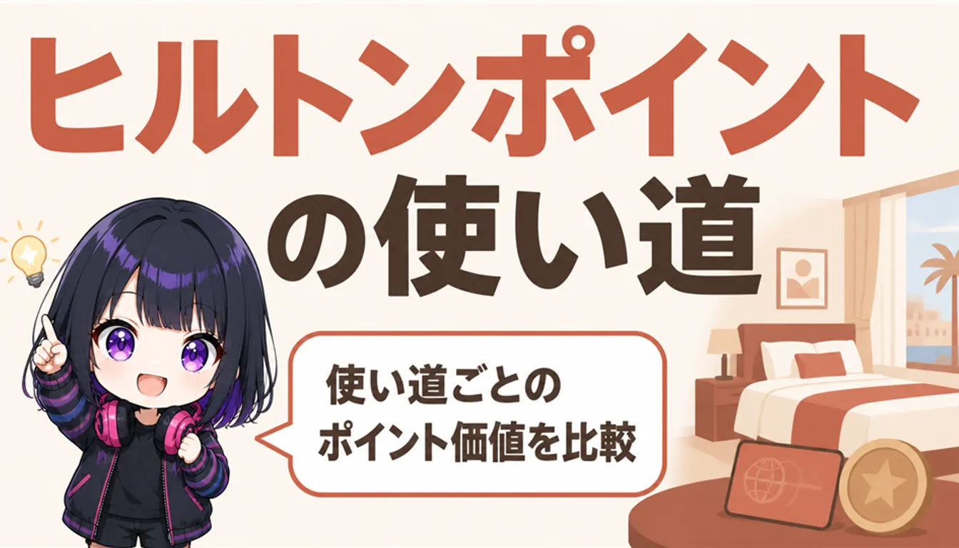 ホテルの客室キーカードとポイントのイメージ
